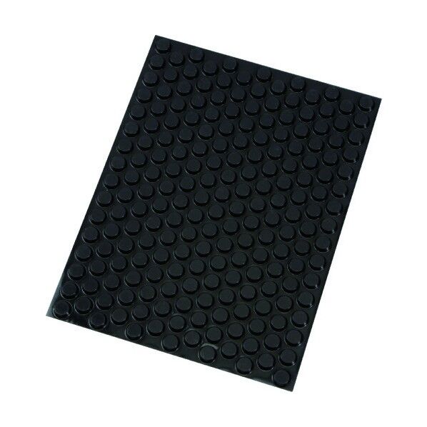 防振材 戸当たりクッションゴム バンポン SJ5012 黒 R 便利グッズ(文具・OA機器) SJ5012 BLA R 202個