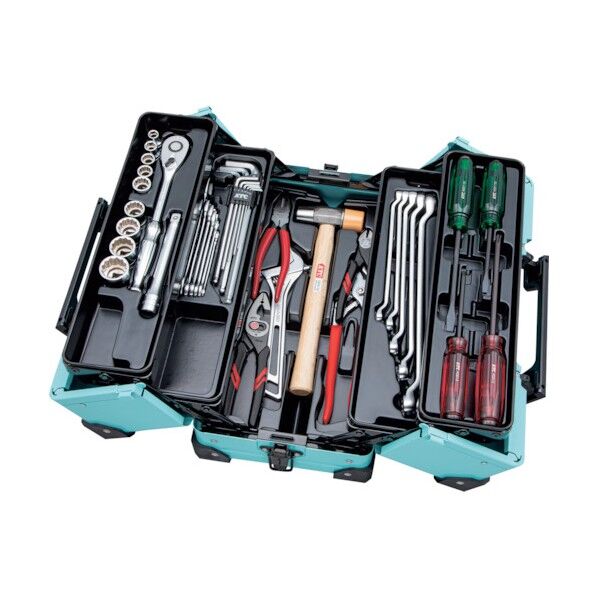 両開きメタルケース特別色セット パステルブルー SK44121WZPBM 1ケース