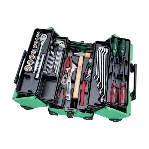 両開きメタルケース特別色セット パステルグリーン SK44121WZPGM 1ケース