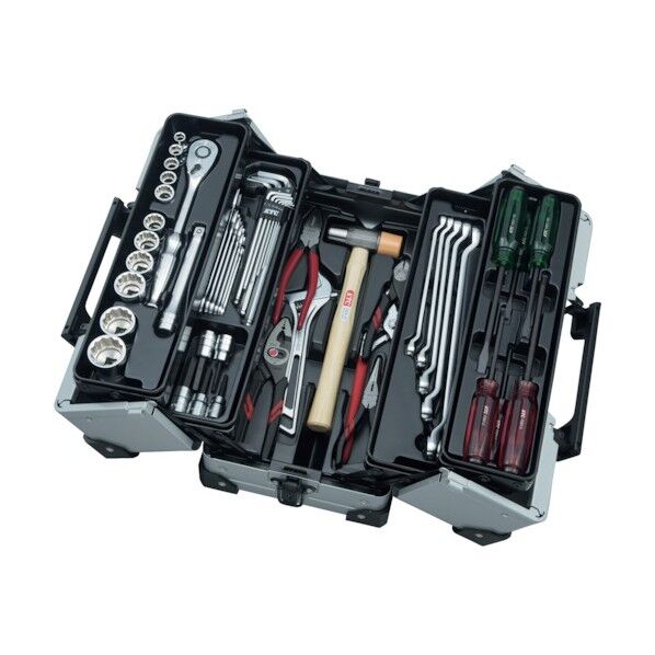 両開きメタルケースセット シルバー SK45121WZM 1ケース