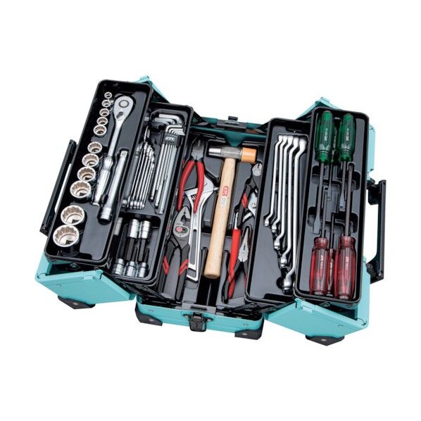 両開きメタルケース特別色セット パステルブルー SK45121WZPBM 1ケース