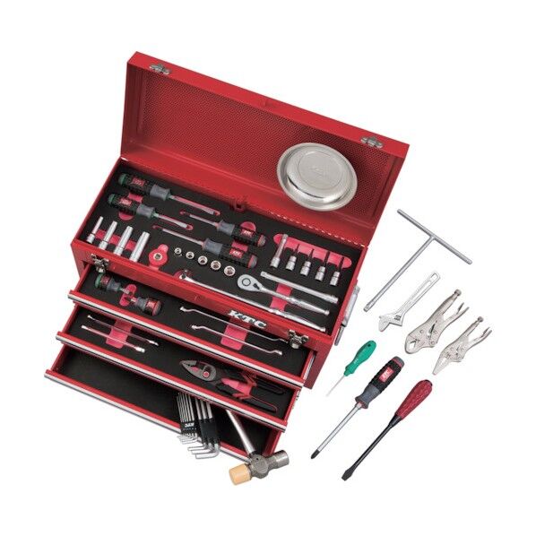 モーターサイクルツールセット(3段3引出し) レッド SK35621XMC 1ケース