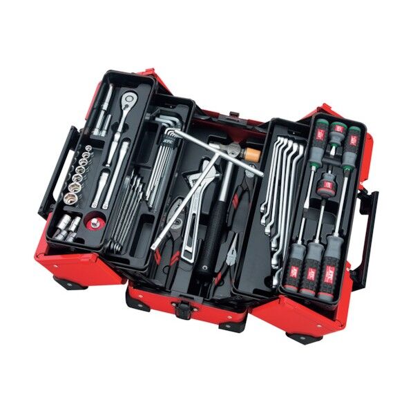 両開きモーターサイクルツールセット レッド SK35121WZRMC 1ケース
