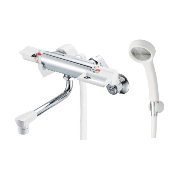 サーモシャワー混合栓 ホワイト 28.3 x 27.1 x 12 cm SK181K-S3L17D 1個