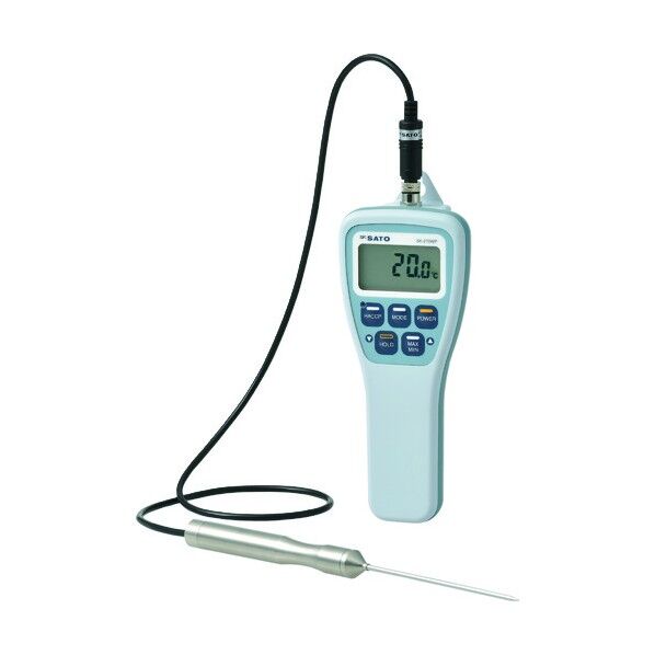 佐藤 防水型食品用温度計SKー270WP(標準センサ付)(8078-00) BOVR901 1
