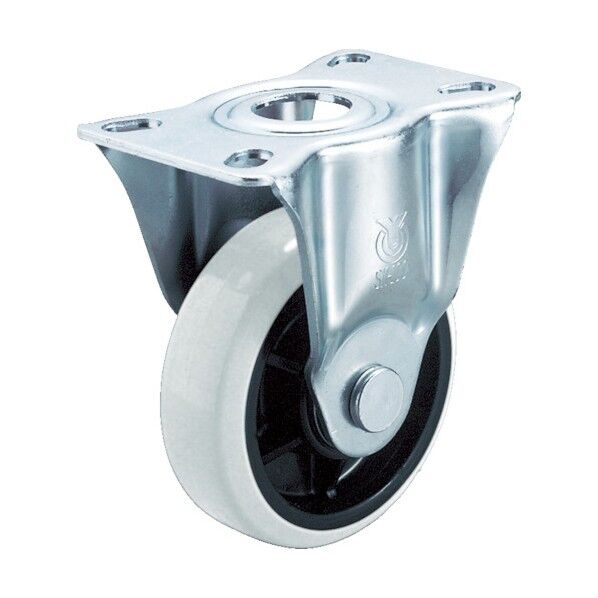 プレート式キャスター SJシリーズ (ナイロンホイールウレタン車) 固定