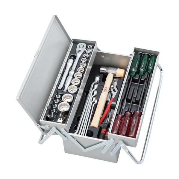 両開きメタルケースセット シルバー SK45323M 1ケ