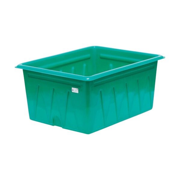 【車上渡し】SK型 角型特殊容器530L グリーン 1275×995×600mm SK-530 1