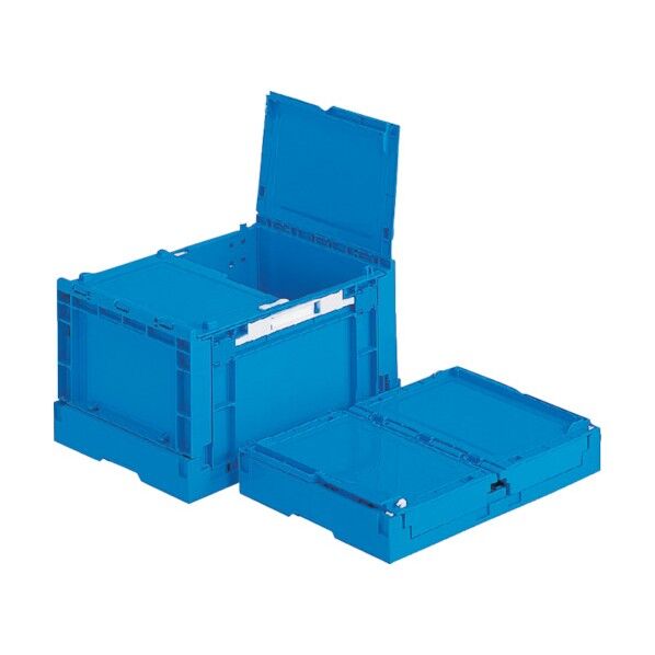 フタ一体型折りたたみコンテナー 556140 サンクレットオリコンEP14Bー2 SK556140 1点