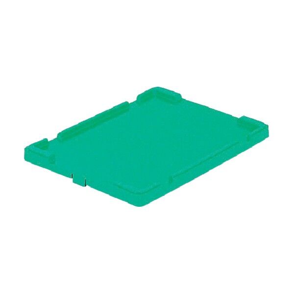 ボックス型コンテナー 700118 サンボックス#5-2フタ グリーン SK-5-2-F-GR 1点