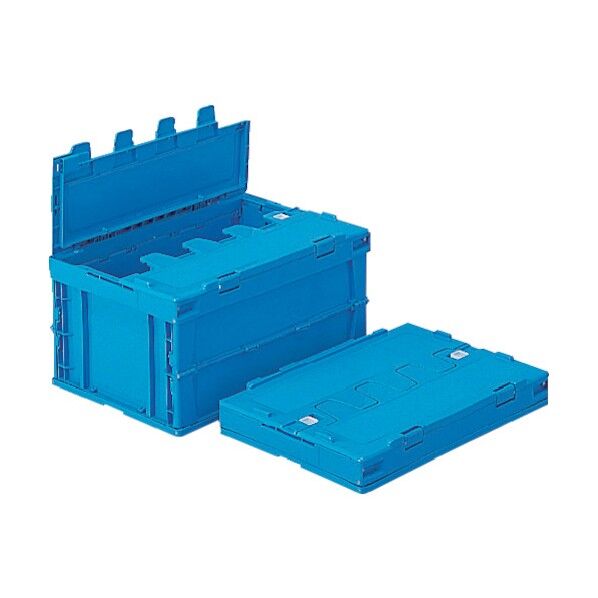 フタ一体型折りたたみコンテナー 551170 サンクレットオリコンP41B