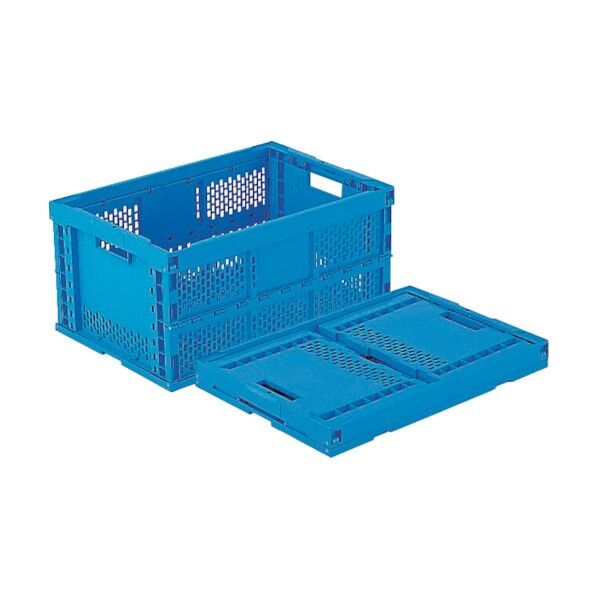 折りたたみコンテナー 554420 オリコンP75A(3)(持手孔有、底面嵌合突起無)