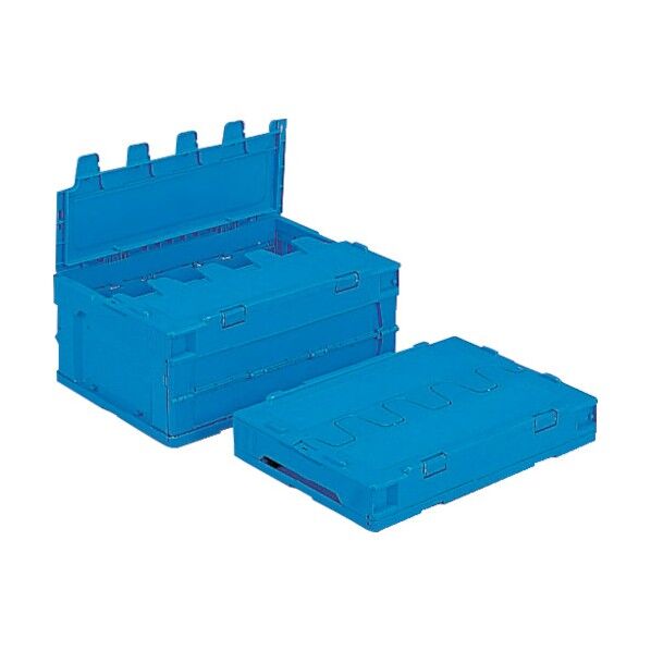 フタ一体型折りたたみコンテナー 554920 サンクレットオリコンP31B(持手孔無)