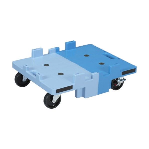 サンコー 折りたたみコンテナー用台車 802463 サンキャリー5641ブルー/ライトブルー SK-802463-01-BLBLL 1点