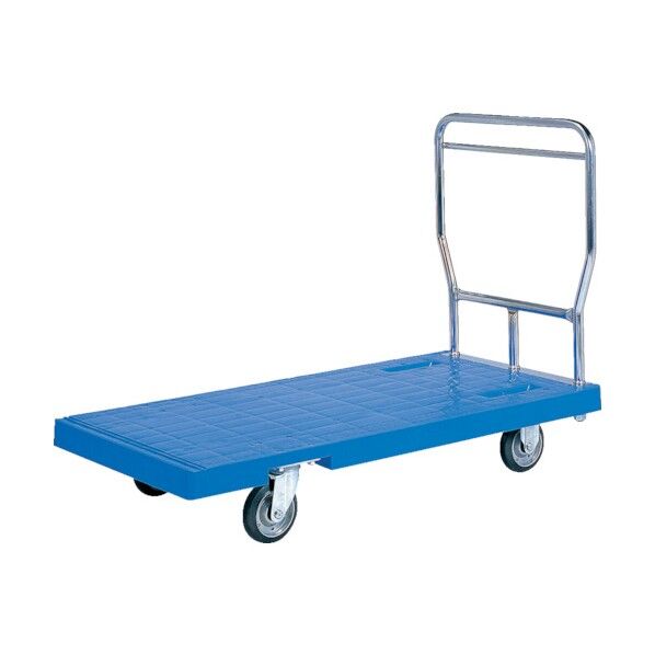樹脂製運搬車 808600 スキット台車ブルー