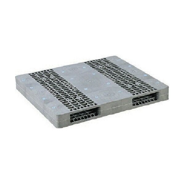 プラスチックパレット 813014 R2ー105125Fー2ライトグレー