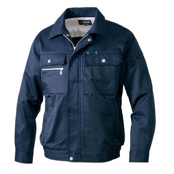 アジトマックス 長袖ブルゾン 008ネイビー L 3401 1点