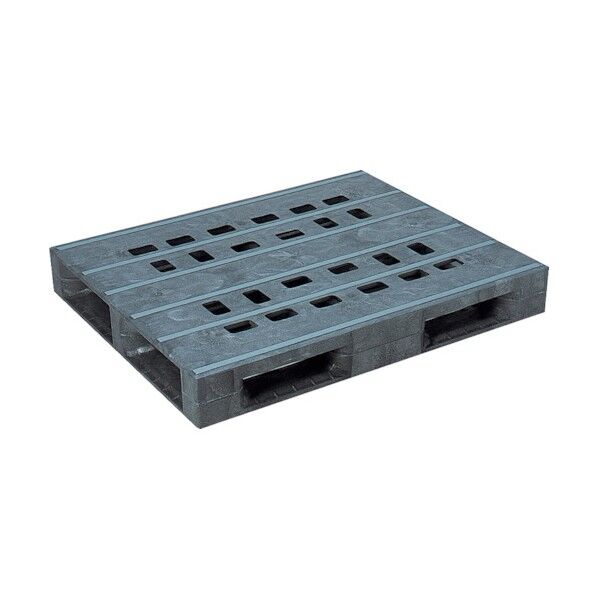 プラスチックパレット 810005 D4-911F グレー