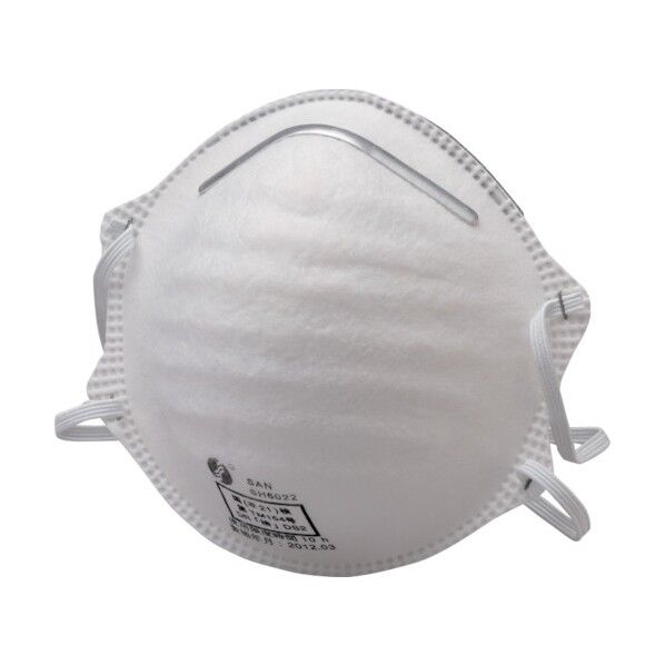 使い捨て式防塵マスク SH6022 オーバーヘッド式 20枚