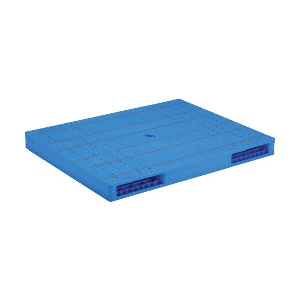 プラスチックパレット 840090 LX-1114R2-4青