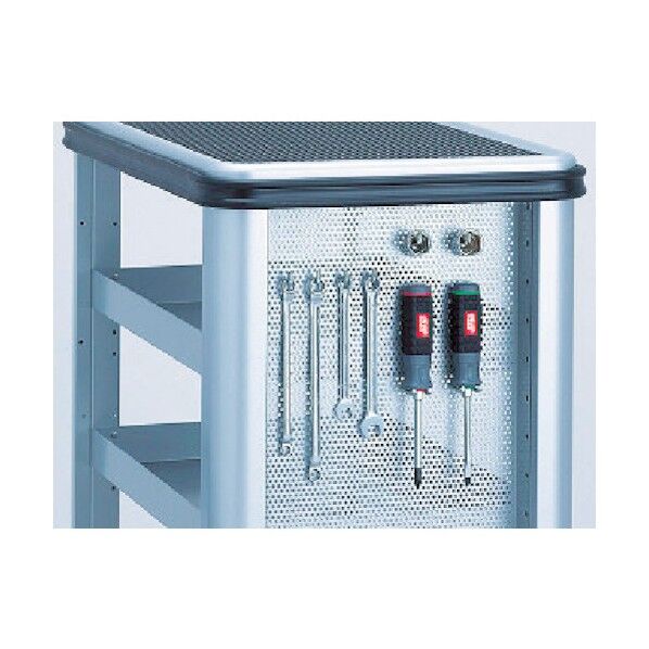 スチール製ワゴン(ボルトタイプ)サイドパンチングボード