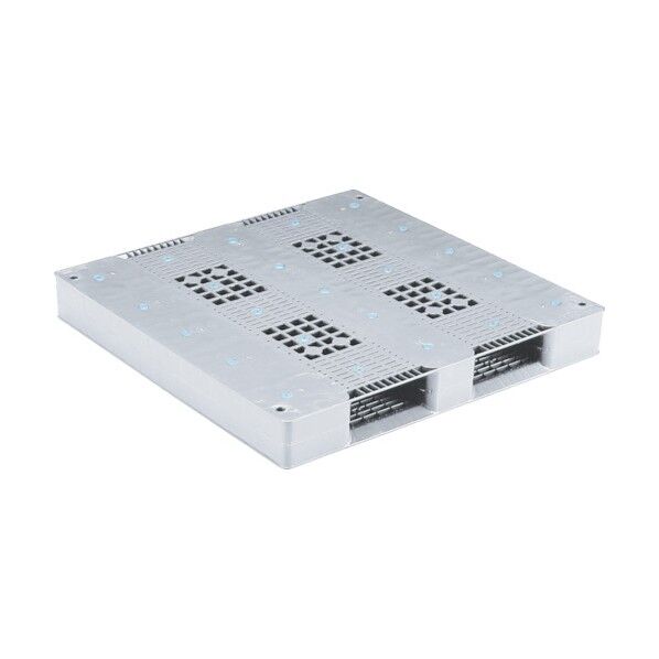 プラスチックパレット 814425 R-1212-2HGライトグレー