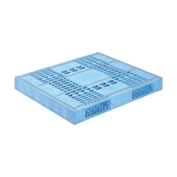 プラスチックパレット 812056 R2-1012F-2青