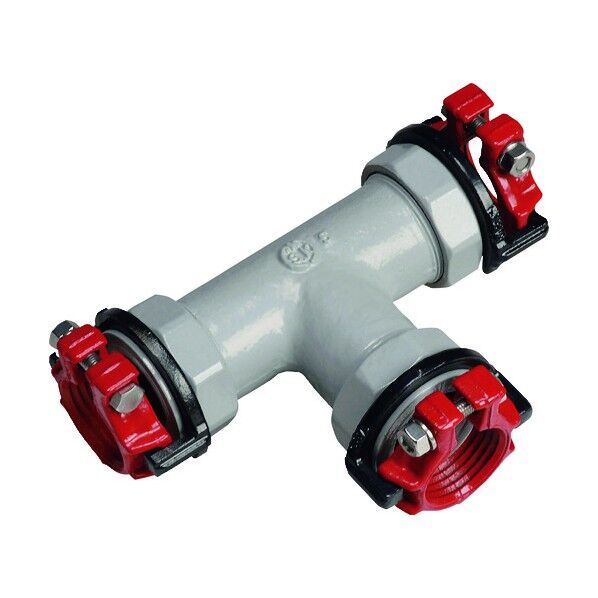 内外面被覆鋼管用継手 SKXナット付チーズ