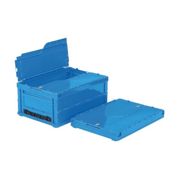 フタ一体型折りたたみコンテナー 550720 サンクレットオリコンP110B