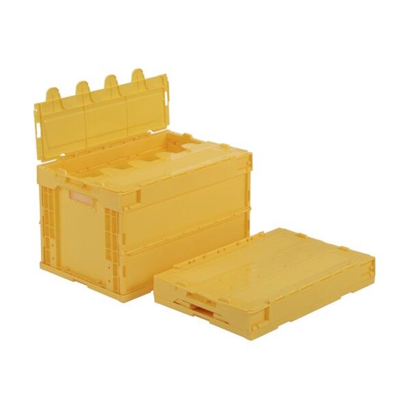 フタ一体型折りたたみコンテナー 550790 サンクレットオリコンL51B-B