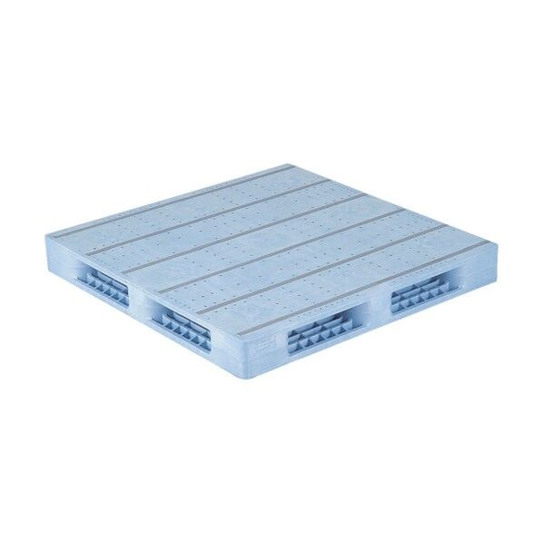 プラスチックパレット 814451 R4-1212F青