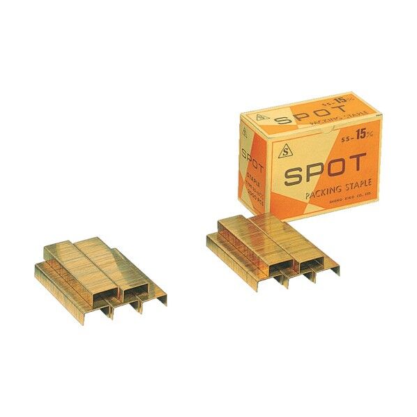 ステープル針(スチール製・銅メッキ仕上げ)