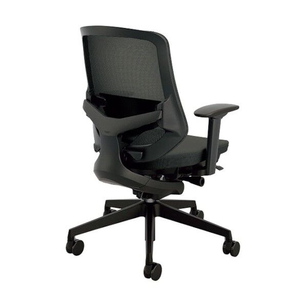 事務用チェア ブラック 可動肘付 SLEB513FAB-BK 1点