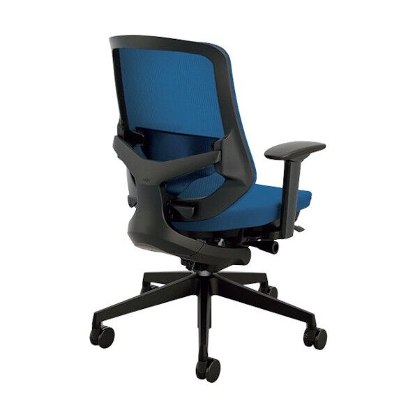 事務用チェア ブルー 可動肘付 SLEB513FAB-BL 1点