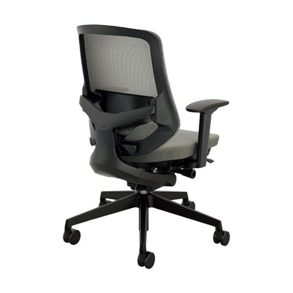 事務用チェア グレー 可動肘付 SLEB513FAB-GL 1点