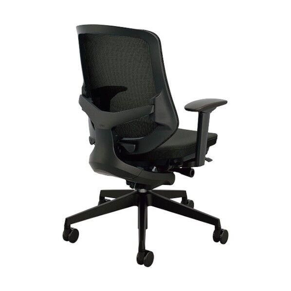 事務用チェア ブラック 可動肘付 SLEB513FA-BK 1点