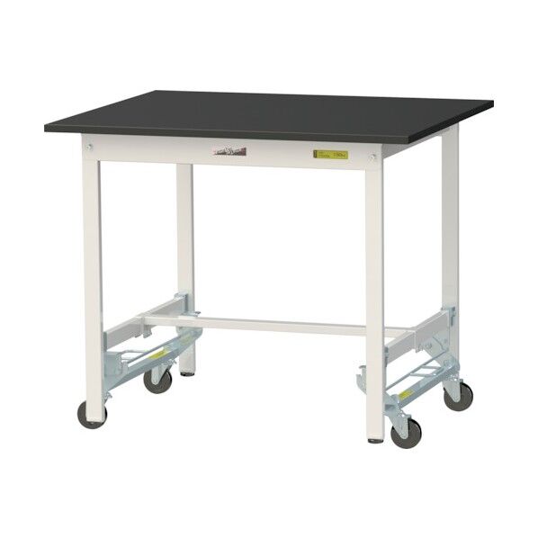 実験用ラボテーブル ワンタッチ移動タイプ SLKU-975-BKW 1台