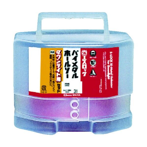 エスロック バイメタルホールソー (ダウンライト用) カッターのみ