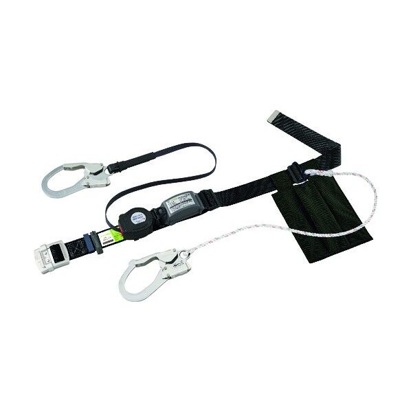 リーロックS2NEOライト (ロック付巻取式ランヤード+補助ロープ)