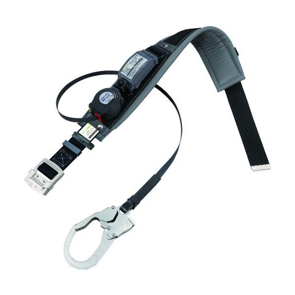 REELOCK S2NEOライト ロック装置付巻取器式胴ベルト PRO補助ベルト付 ブラック SLN505-PRO-BL 1本