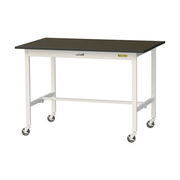実験用ラボテーブル 移動式 SLMC-1275-BRW 1台