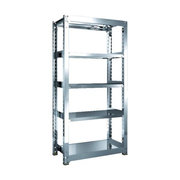 ステンレス中量棚 5段 単体型