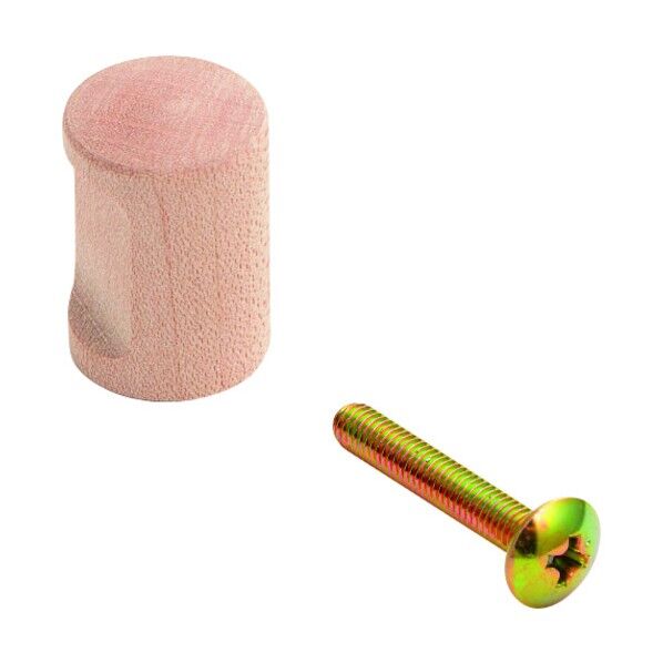 スガツネ 工業 (100012006)/白木丸棒つまみ SMRB16 1点...