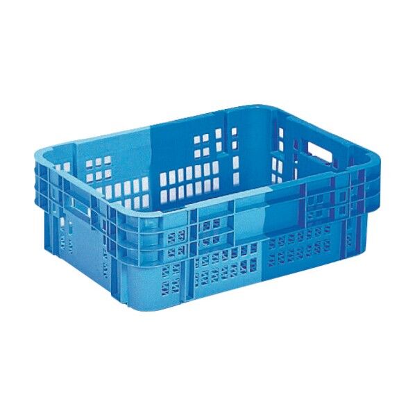 SNコンテナー 104412 C#40ー2(底面網目)青/青 SNC40-2-BL/BL 1点