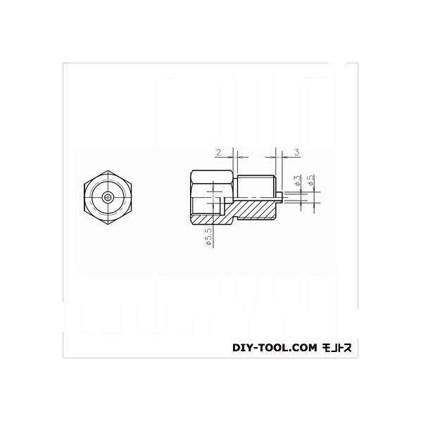 ジョイント(黄銅･メス3/8)