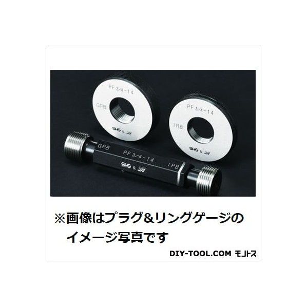 測範社 管用平行ネジリングゲージ(PF1/4-19 GRBIRB 1/4 1個...
