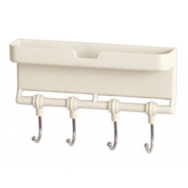 スライドフック小物入れ付 アイボリ MW C-62C 1個