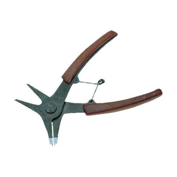 軸・穴兼用スナップリングプライヤ Ф1.2