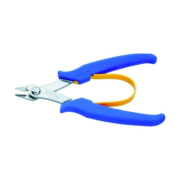 ステンレス製プラスチックニッパ(バネ付)130mm