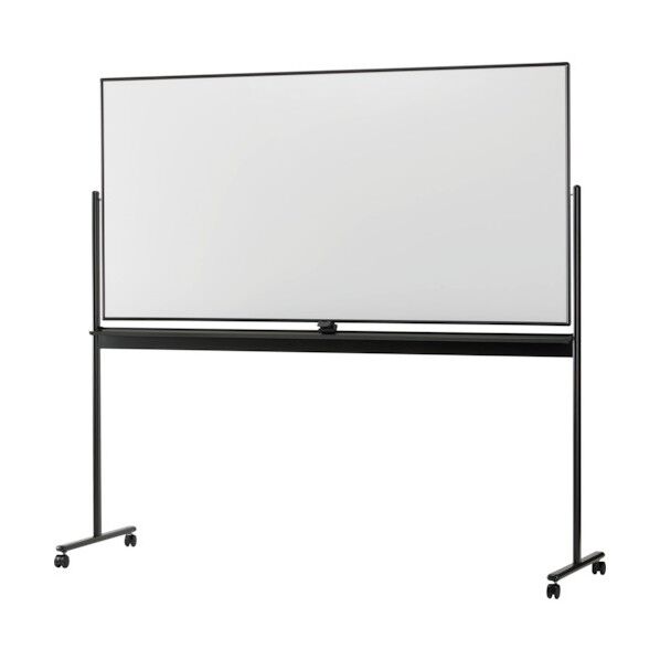 両面ホワイトボード ブラックフレーム SR-11BK 1点